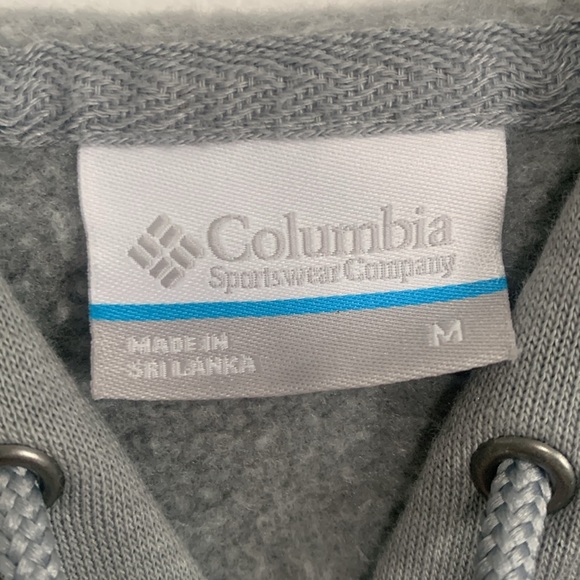 Columbia ~ Grey Hoodie, Fleeced lined, cozy warm soft - Picture 6 of 8